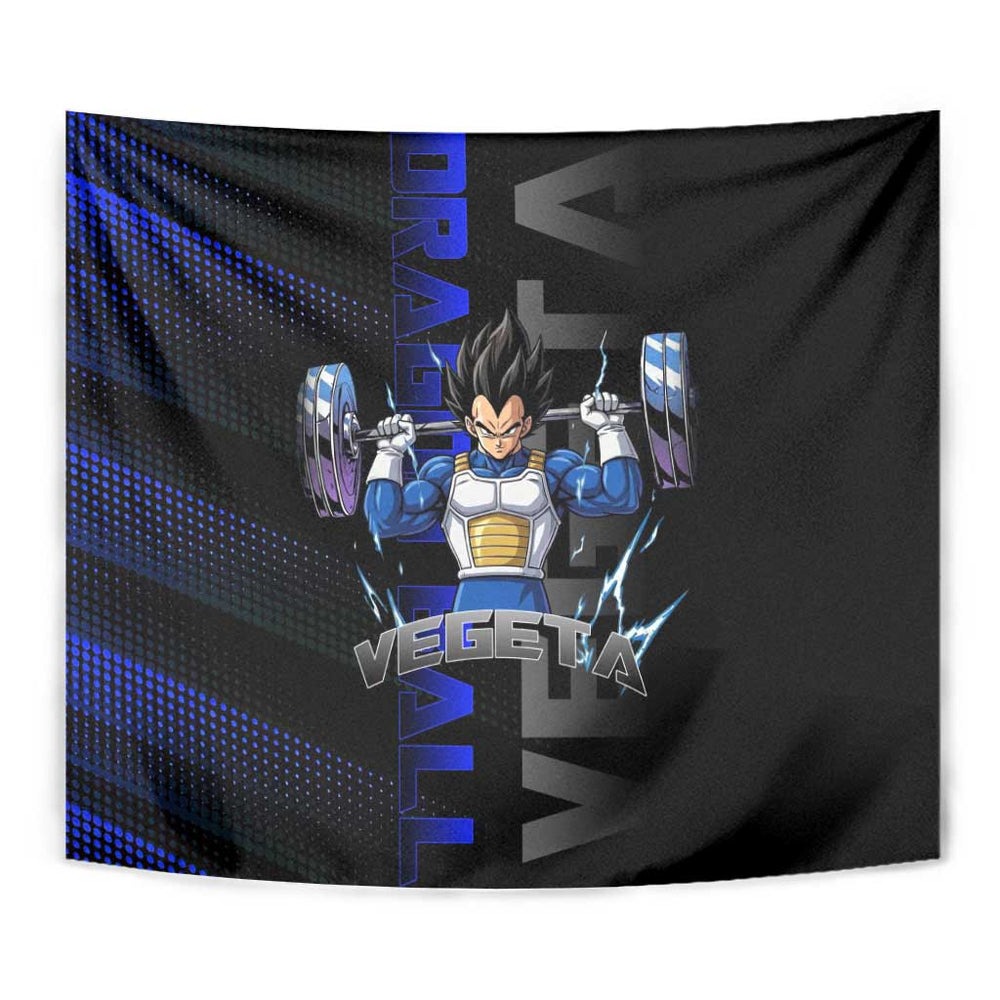Vegeta Gym Theme Black and Blue Design Tumbler With Handle with Powerlifting Pose and Saiyan Armor Style TS04 Vegeta Gym Theme Black and Blue Design Tumbler With Handle with Powerlifting Pose and Saiyan Armor Style TS04