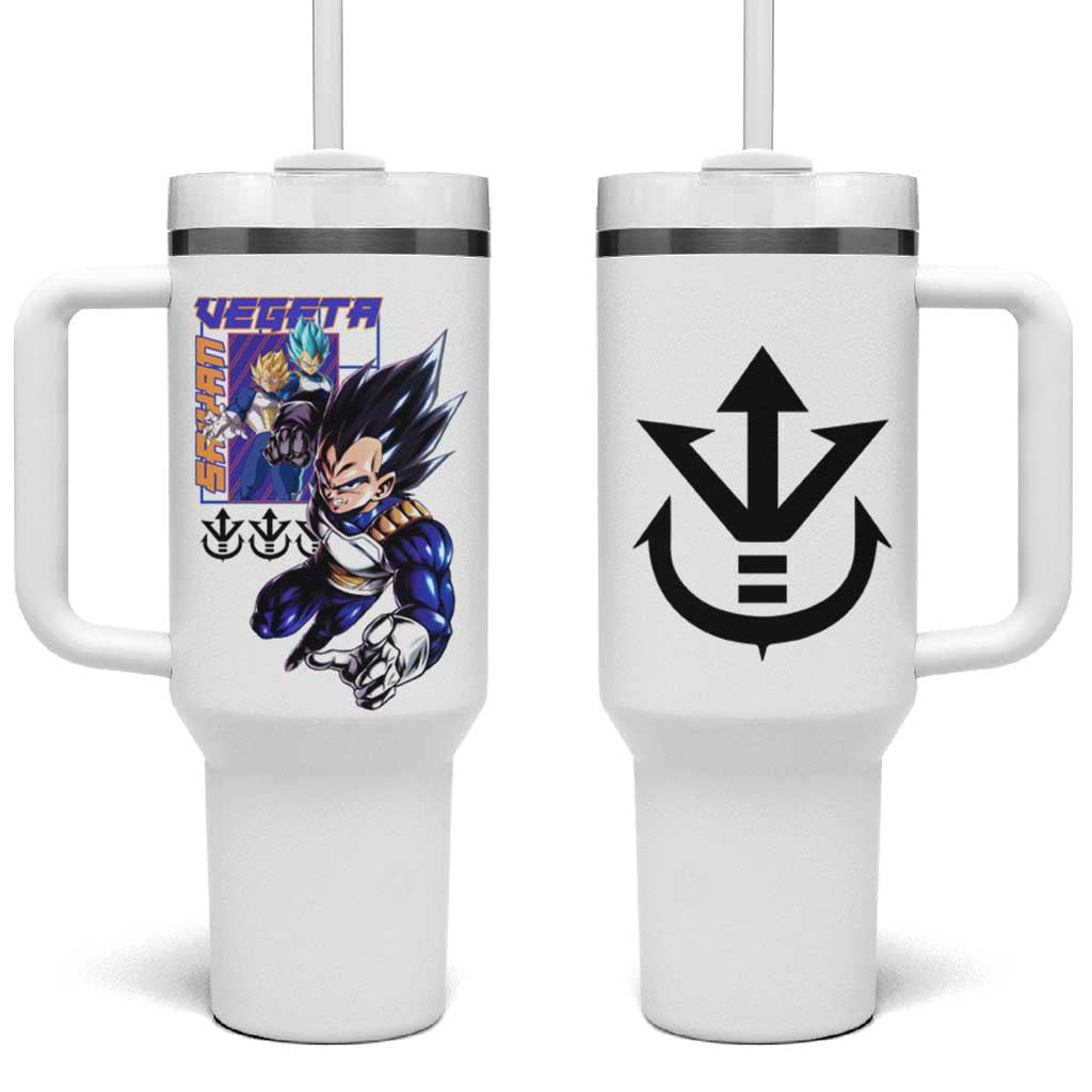 Vegeta V3 Dragon Ball Z Tumbler With Handle Anime Style TS04
