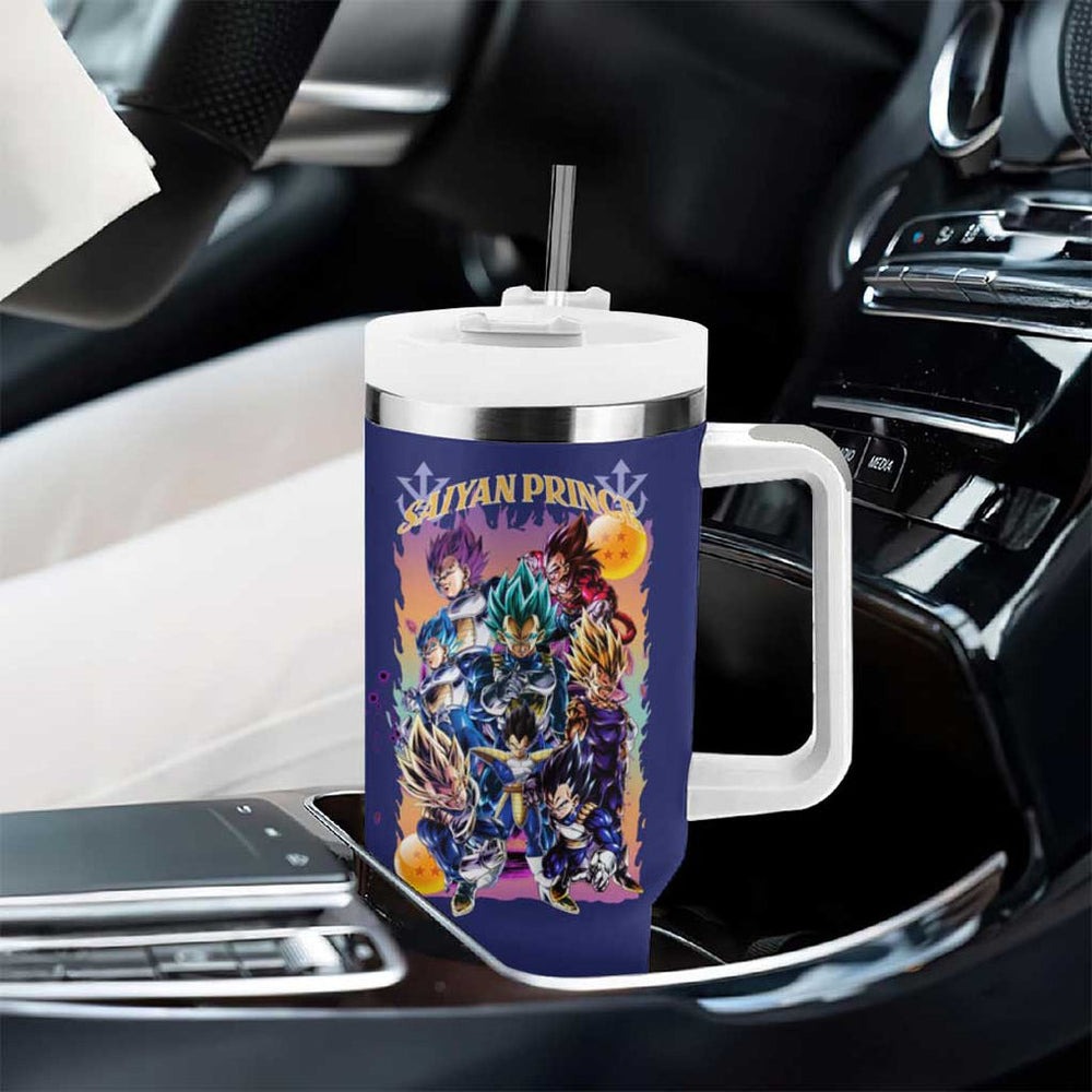 Vegeta V4 Dragon Ball Z Tumbler With Handle Anime Style TS04 Vegeta V4 Dragon Ball Z Tumbler With Handle Anime Style TS04