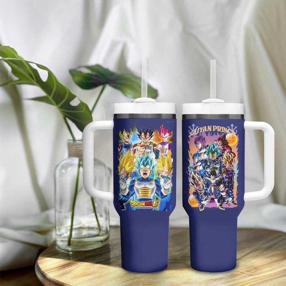 Vegeta V4 Dragon Ball Z Tumbler With Handle Anime Style TS04 Vegeta V4 Dragon Ball Z Tumbler With Handle Anime Style TS04