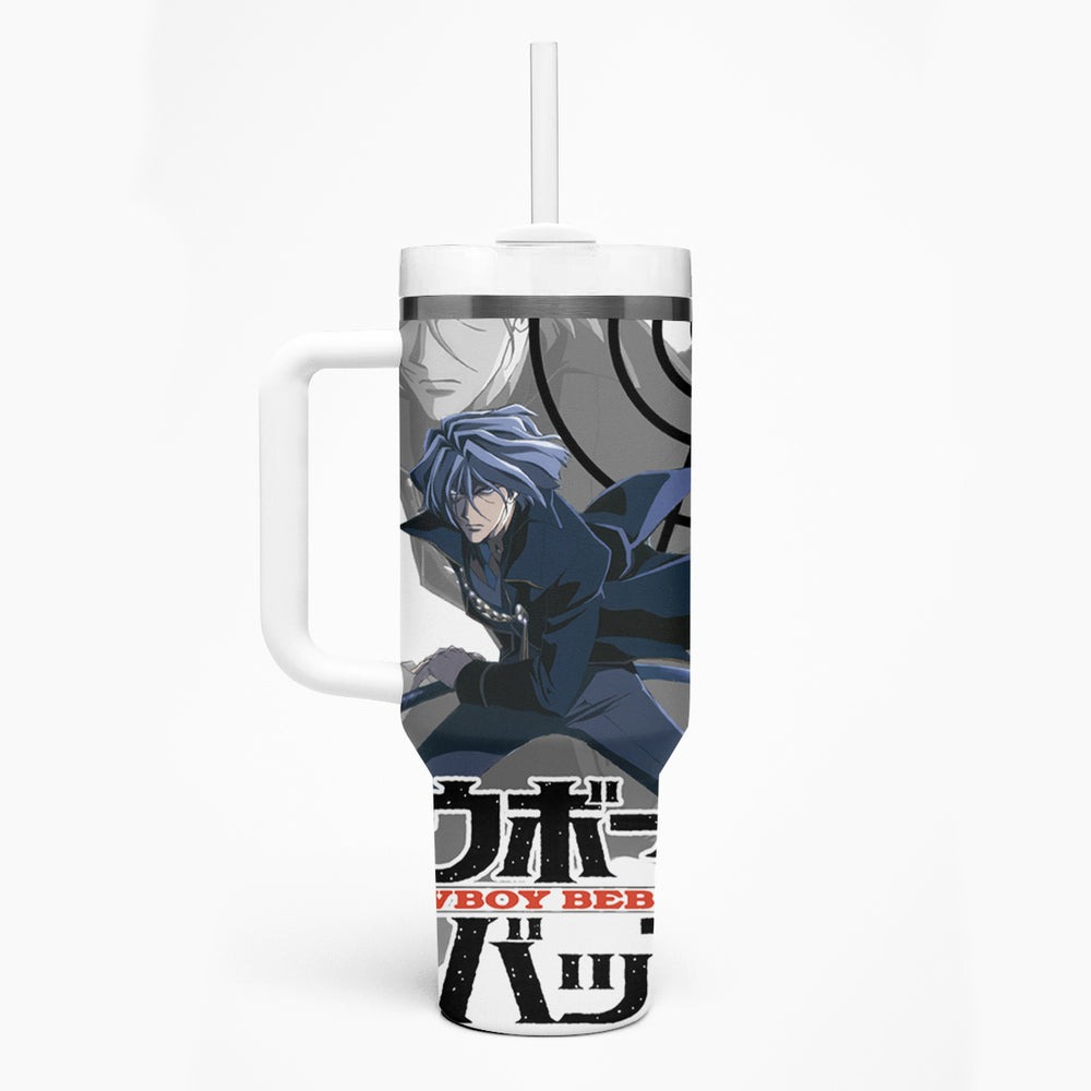 Vicious Cowboy Bebop Tumbler With Handle Anime Style TS04 Vicious Cowboy Bebop Tumbler With Handle Anime Style TS04
