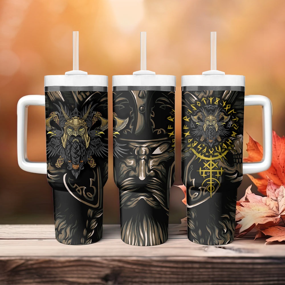 Viking Warrior Tumbler With Handle TS04