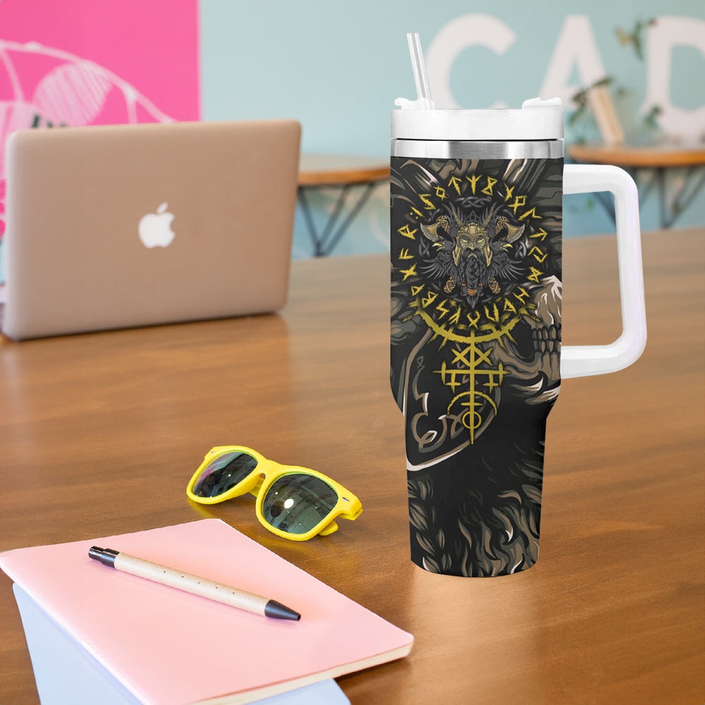 Viking Warrior Tumbler With Handle TS04
