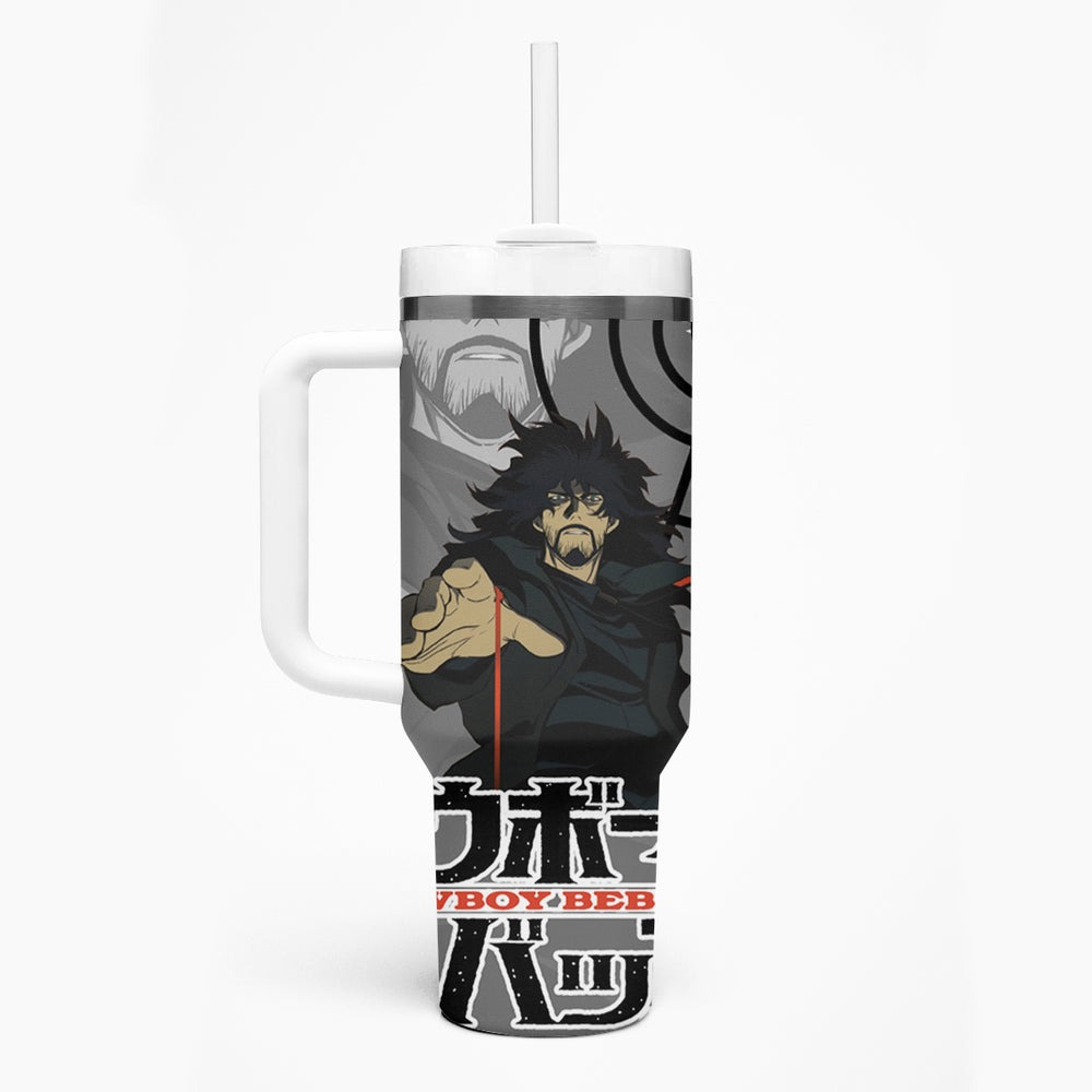 Vincent Volaju Cowboy Bebop Tumbler With Handle Anime Style TS04 Vincent Volaju Cowboy Bebop Tumbler With Handle Anime Style TS04