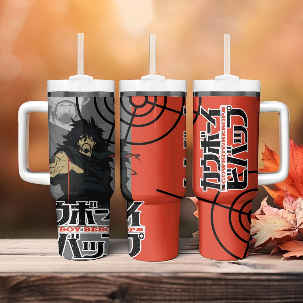 Vincent Volaju Cowboy Bebop Tumbler With Handle Anime Style TS04 Vincent Volaju Cowboy Bebop Tumbler With Handle Anime Style TS04