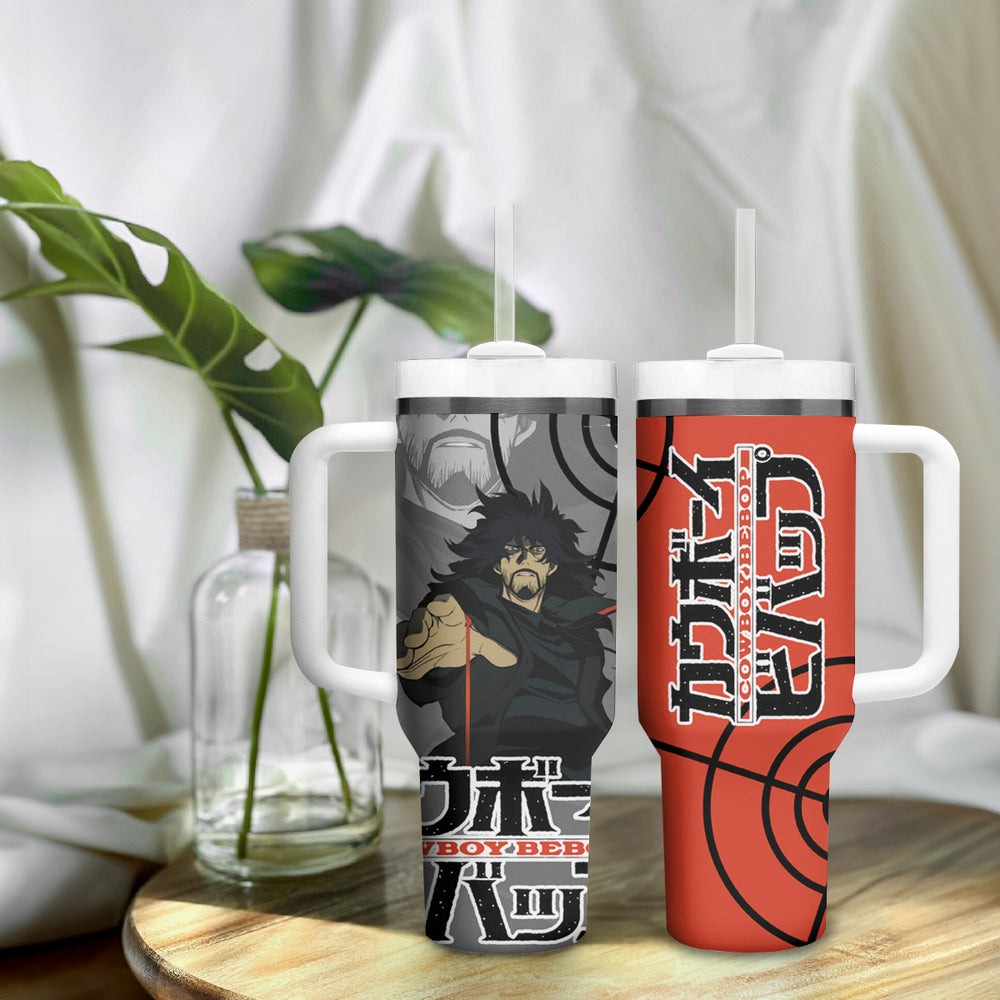Vincent Volaju Cowboy Bebop Tumbler With Handle Anime Style TS04 Vincent Volaju Cowboy Bebop Tumbler With Handle Anime Style TS04