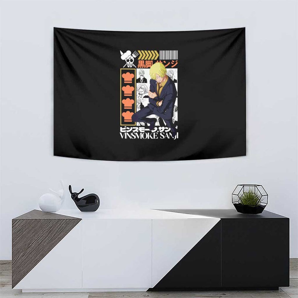 Vinsmoke Sanji - Straw Hat Team - One Piece Tapestry Anime Style TS04 Vinsmoke Sanji - Straw Hat Team - One Piece Tapestry Anime Style TS04