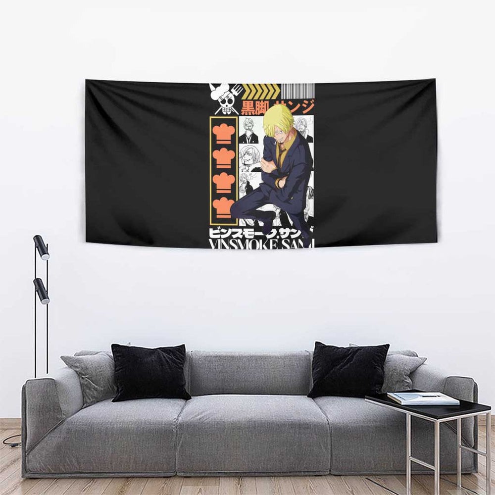 Vinsmoke Sanji - Straw Hat Team - One Piece Tapestry Anime Style TS04 Vinsmoke Sanji - Straw Hat Team - One Piece Tapestry Anime Style TS04