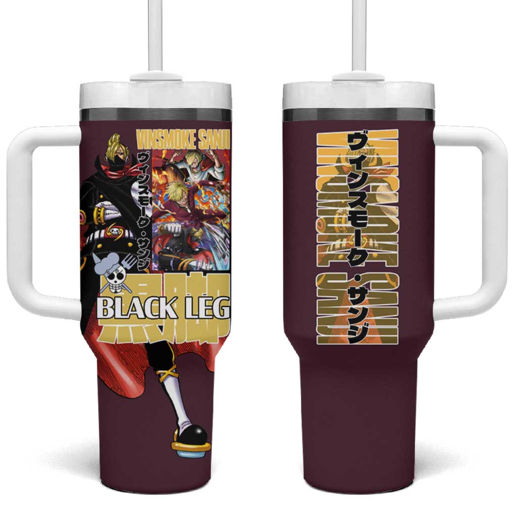 Vinsmoke Sanji V2 One Piece Tumbler With Handle Japan Anime Style TS04
