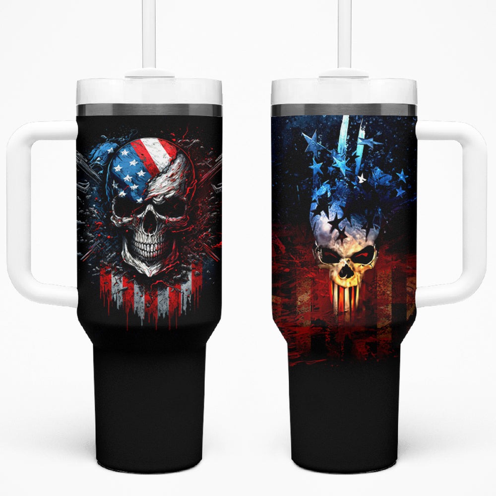 Vintage Skull Tumbler With Handle American Skull Vintage DT01 Vintage Skull Tumbler With Handle American Skull Vintage DT01