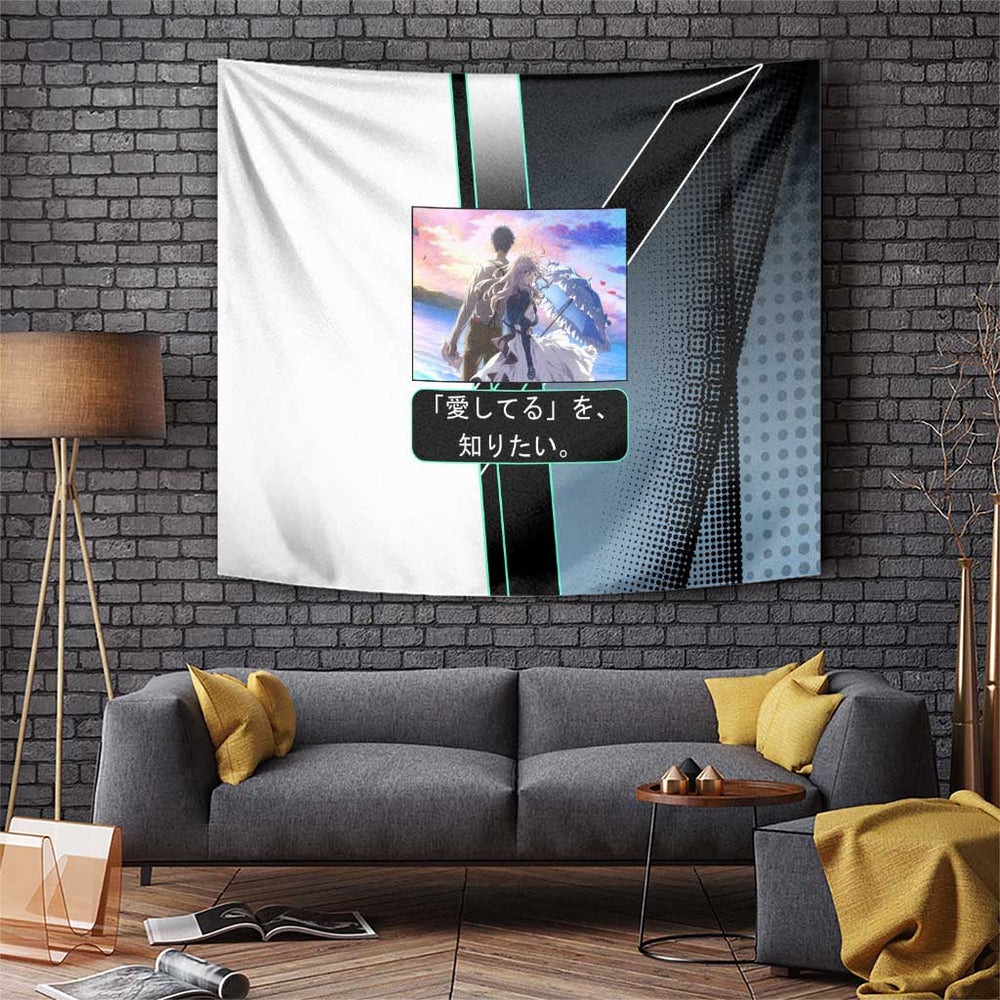 Violet Evergarden Tapestry Emotional Anime Romanticism Style TS04 Violet Evergarden Tapestry Emotional Anime Romanticism Style TS04
