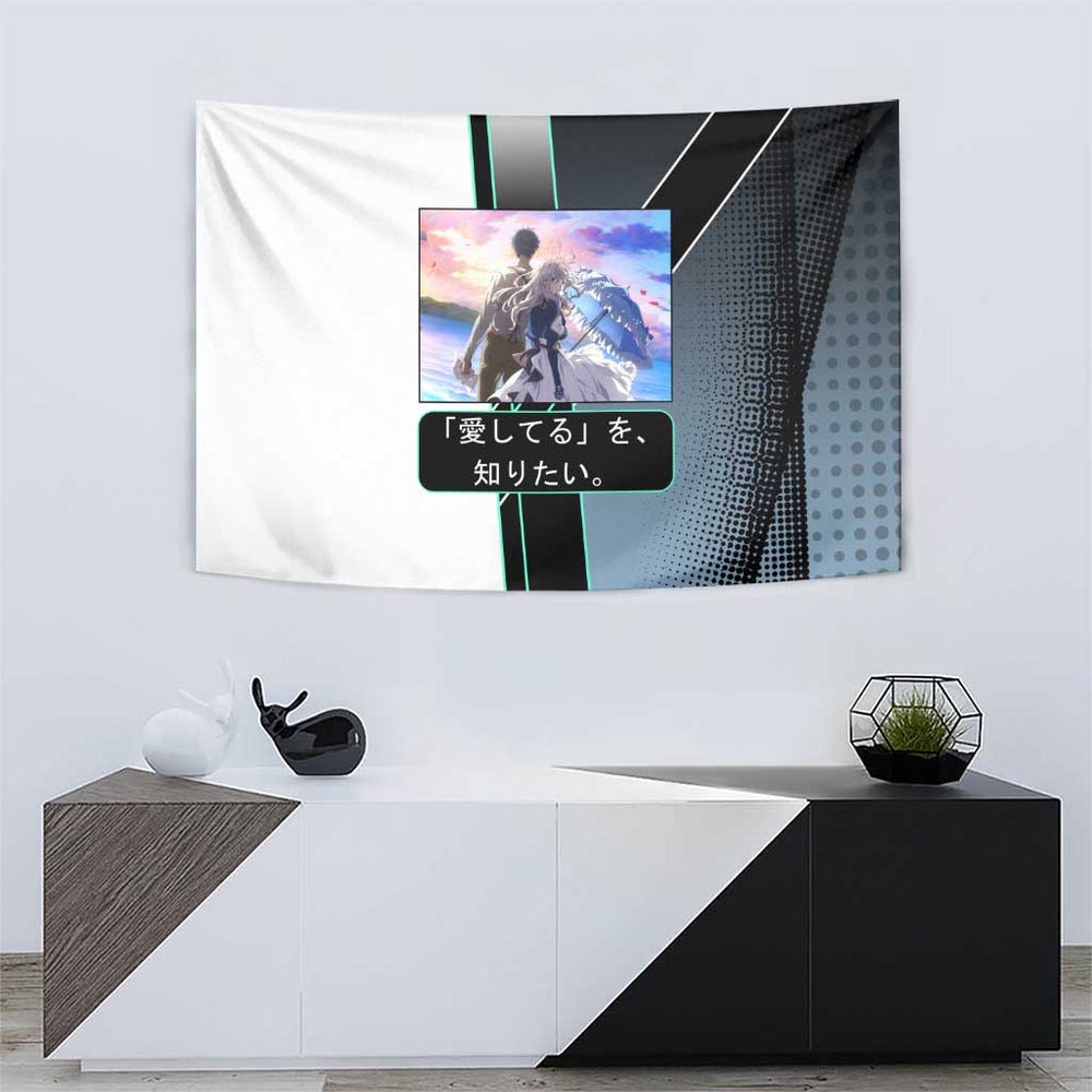 Violet Evergarden Tapestry Emotional Anime Romanticism Style TS04 Violet Evergarden Tapestry Emotional Anime Romanticism Style TS04