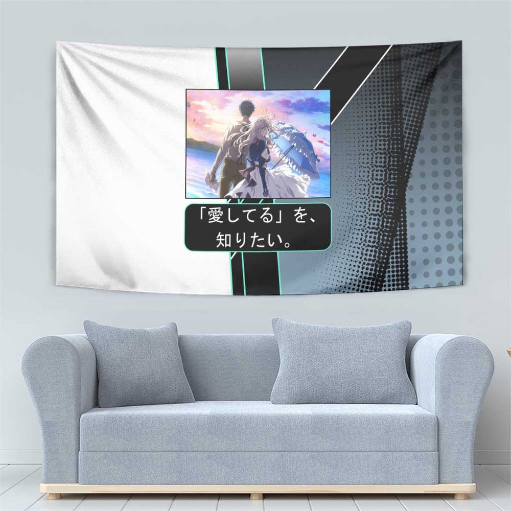 Violet Evergarden Tapestry Emotional Anime Romanticism Style TS04 Violet Evergarden Tapestry Emotional Anime Romanticism Style TS04