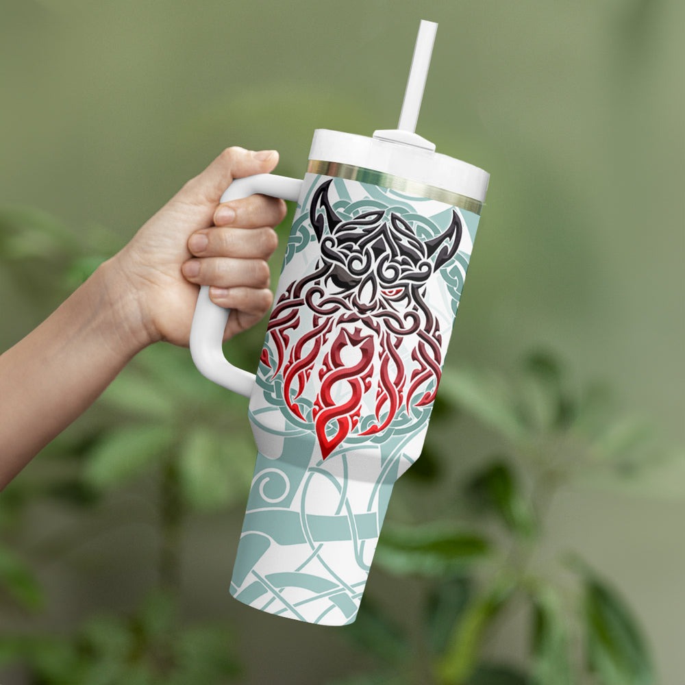 Vking Odin Tumbler With Handle God Of Asgard TS04 Vking Odin Tumbler With Handle God Of Asgard TS04