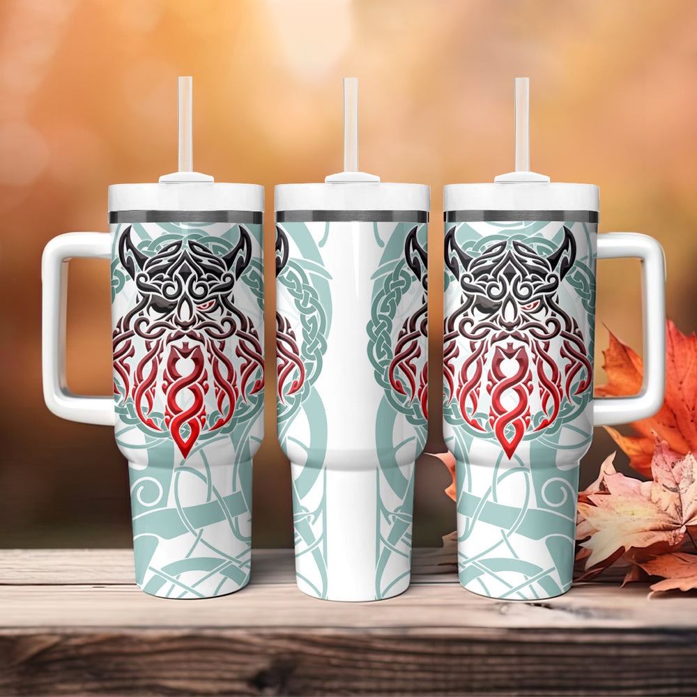 Vking Odin Tumbler With Handle God Of Asgard TS04 Vking Odin Tumbler With Handle God Of Asgard TS04