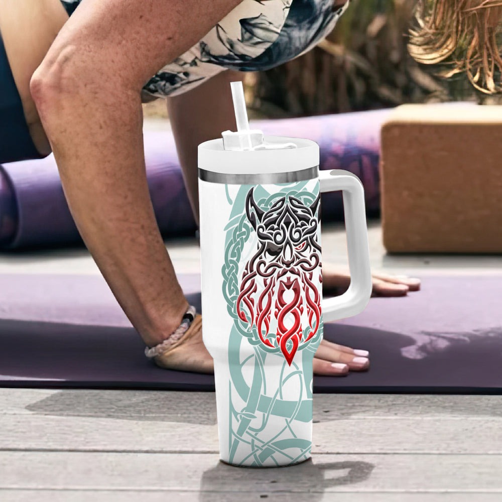 Vking Odin Tumbler With Handle God Of Asgard TS04 Vking Odin Tumbler With Handle God Of Asgard TS04