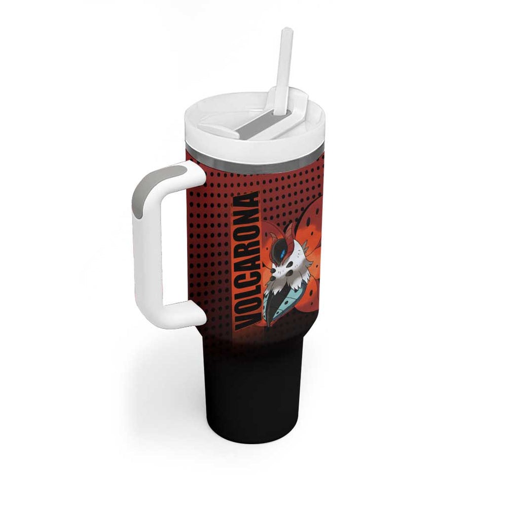 Volcarona from Poké Tumbler With Handle Bug and Fire Types Featuring Bright and Fiery Design TS04