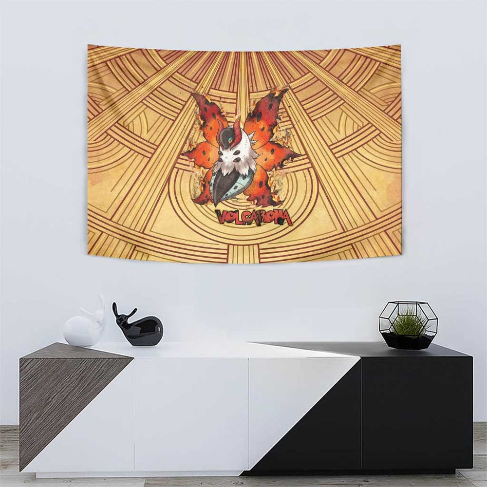 Volcarona Tapestry Aztec Sun God Tapestry Art TS04 Volcarona Tapestry Aztec Sun God Tapestry Art TS04