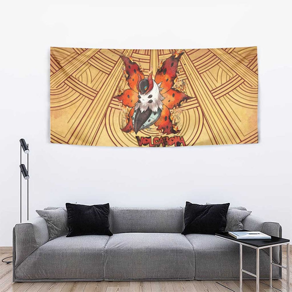 Volcarona Tapestry Aztec Sun God Tapestry Art TS04 Volcarona Tapestry Aztec Sun God Tapestry Art TS04