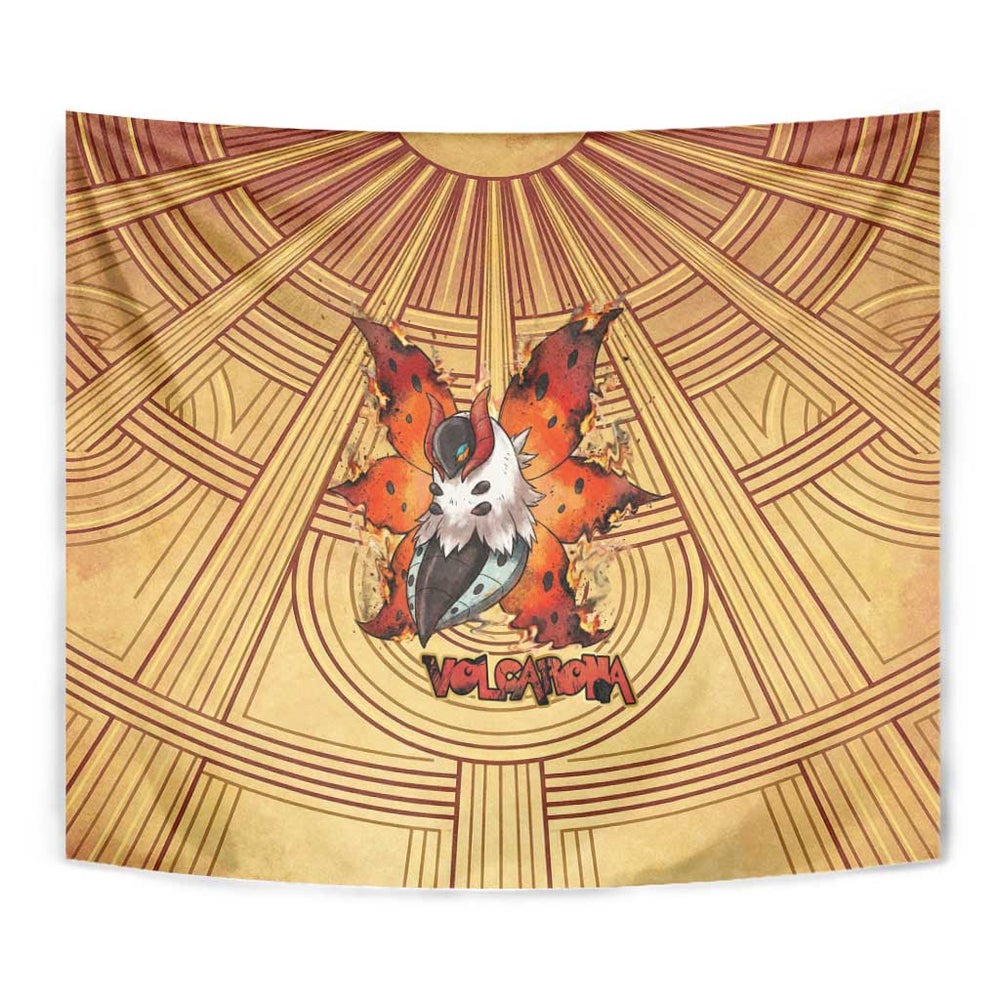 Volcarona Tapestry Aztec Sun God Tapestry Art TS04 Volcarona Tapestry Aztec Sun God Tapestry Art TS04