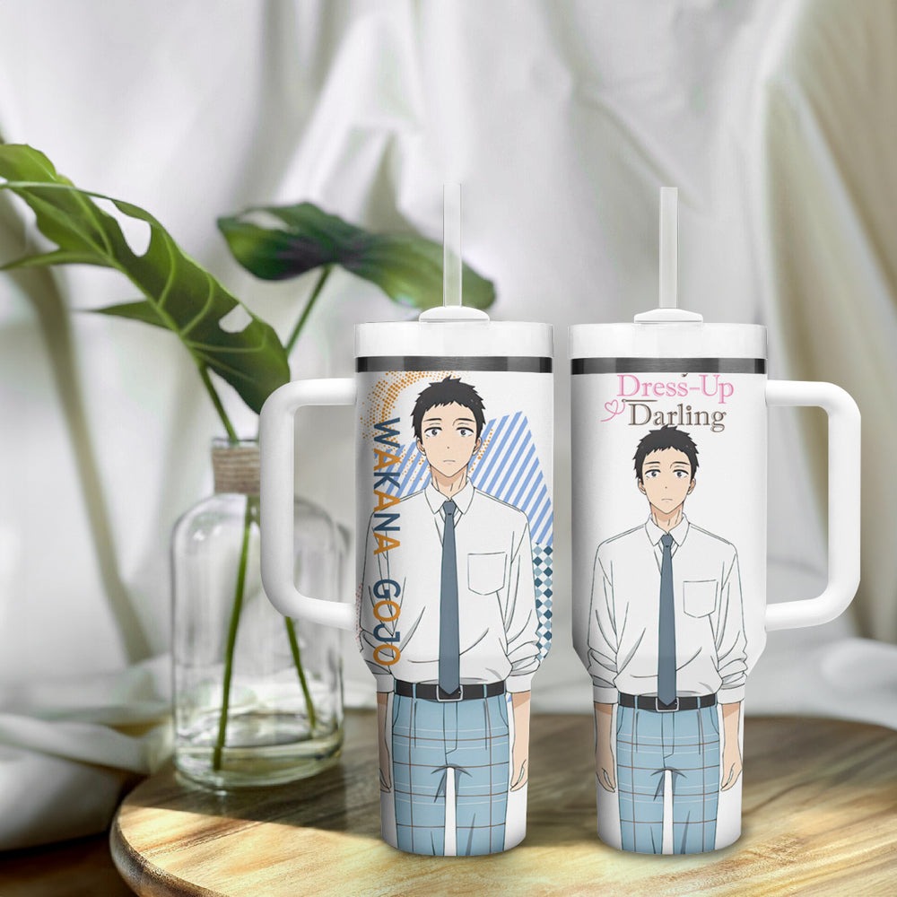 Wakana Gojo My Dress Up Darling Tumbler With Handle Anime Style TS04 Wakana Gojo My Dress Up Darling Tumbler With Handle Anime Style TS04
