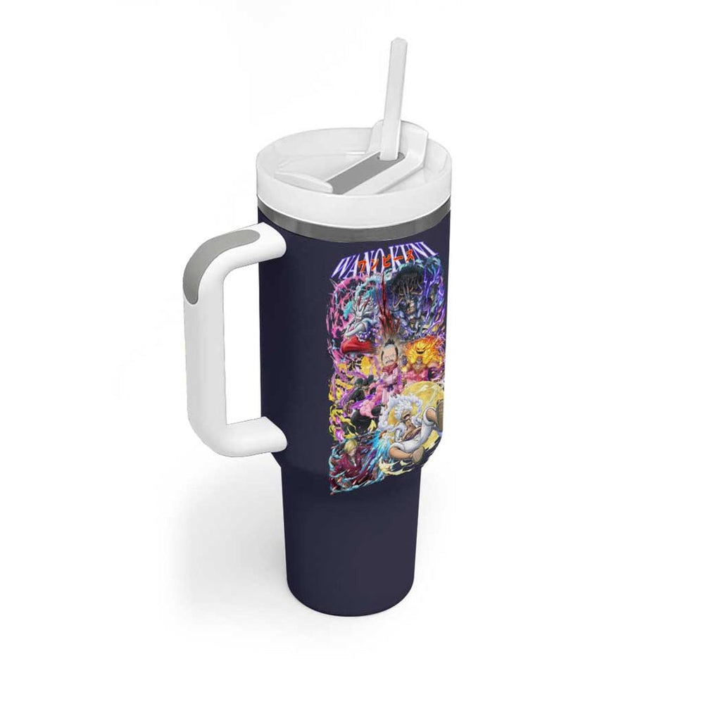 Wano Kuni One Piece Tumbler With Handle Japan Anime Style TS04 Wano Kuni One Piece Tumbler With Handle Japan Anime Style TS04