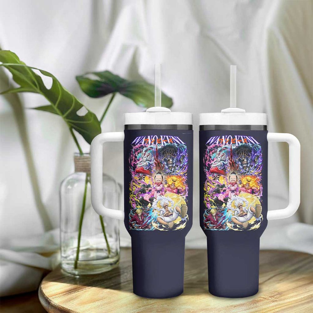 Wano Kuni One Piece Tumbler With Handle Japan Anime Style TS04 Wano Kuni One Piece Tumbler With Handle Japan Anime Style TS04