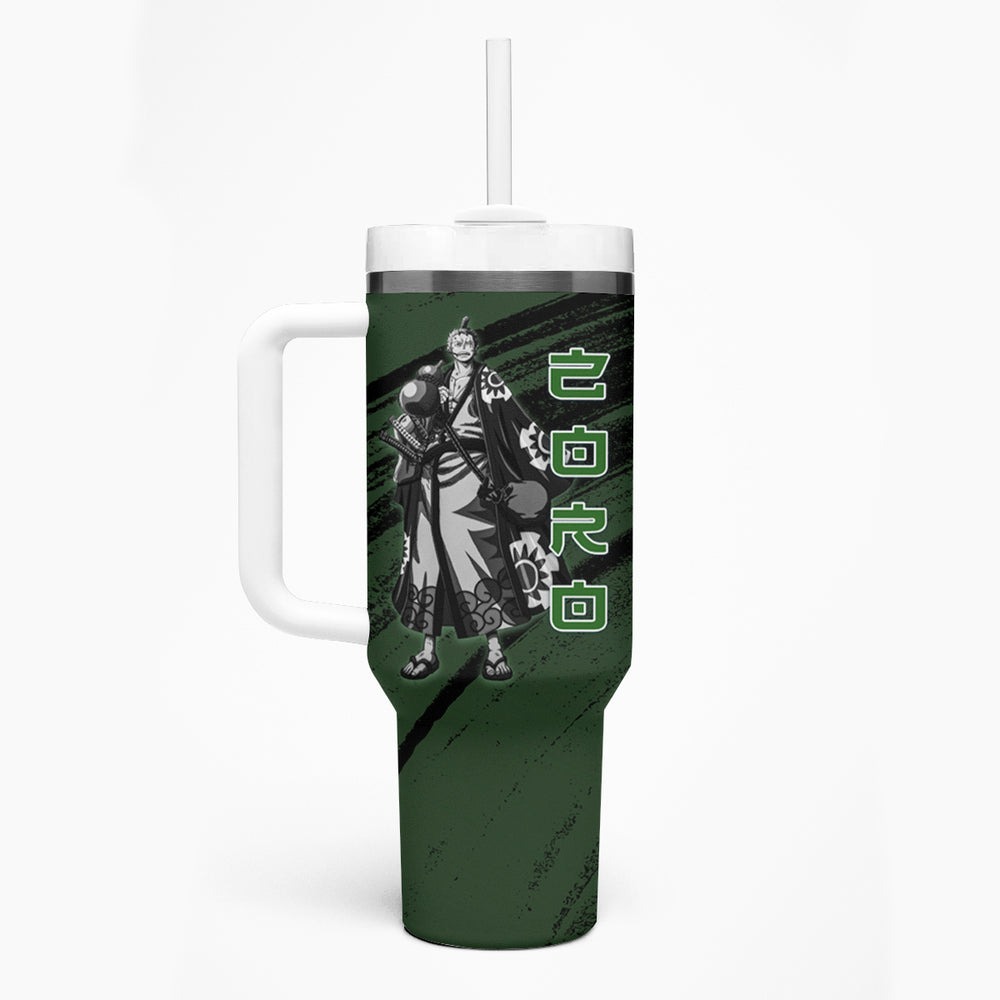 Wano Zoronoa Zoro - One Piece Tumbler With Handle Anime Style TS04 Wano Zoronoa Zoro - One Piece Tumbler With Handle Anime Style TS04