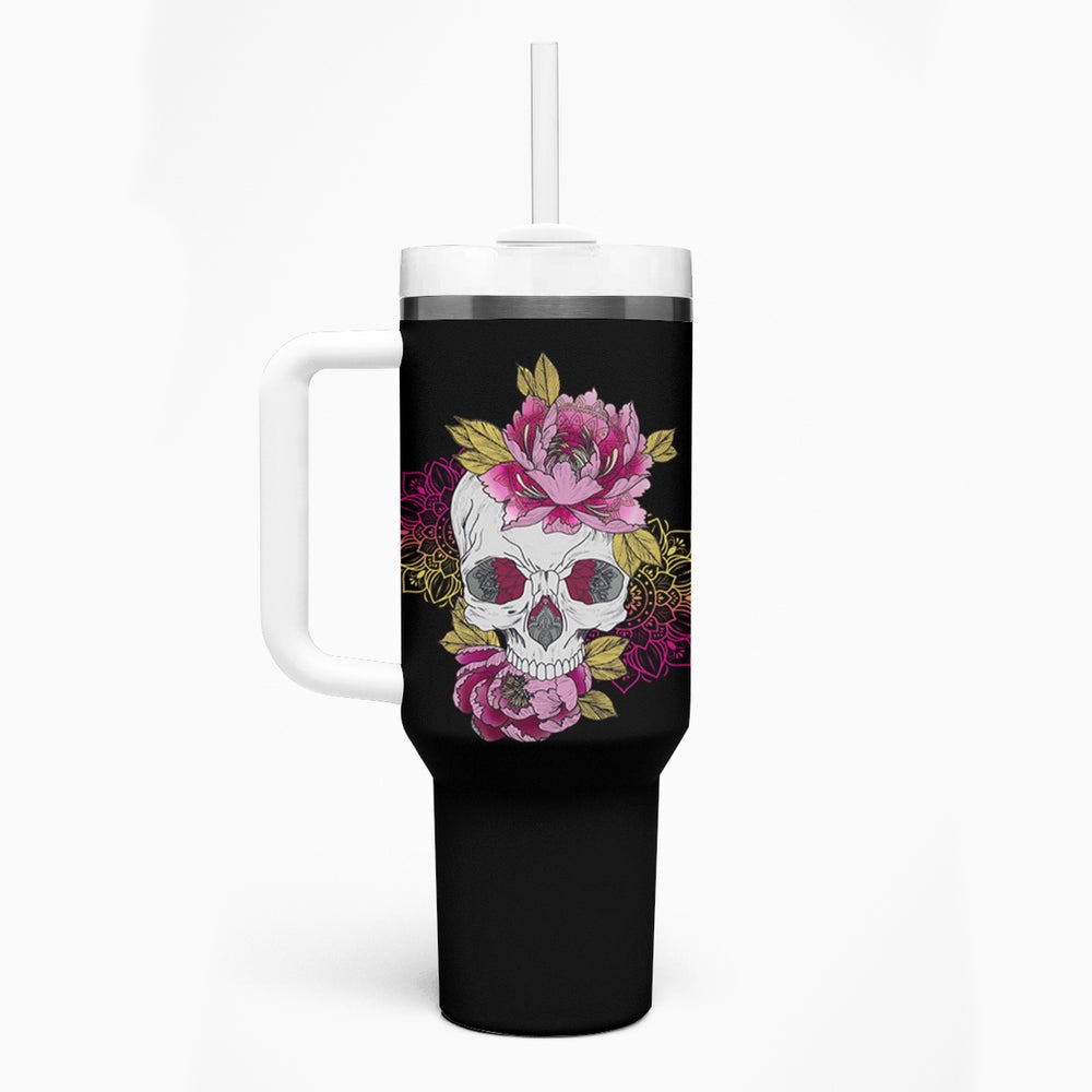 Warning This Tattooed Girl Tumbler With Handle TS04 Warning This Tattooed Girl Tumbler With Handle TS04
