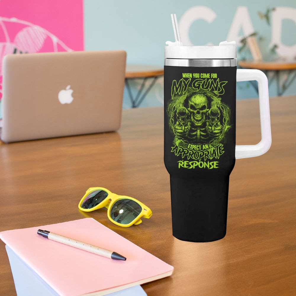 When You Come For My G Tumbler With Handle TS04