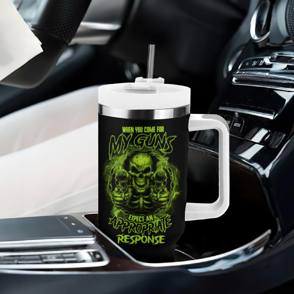 When You Come For My G Tumbler With Handle TS04