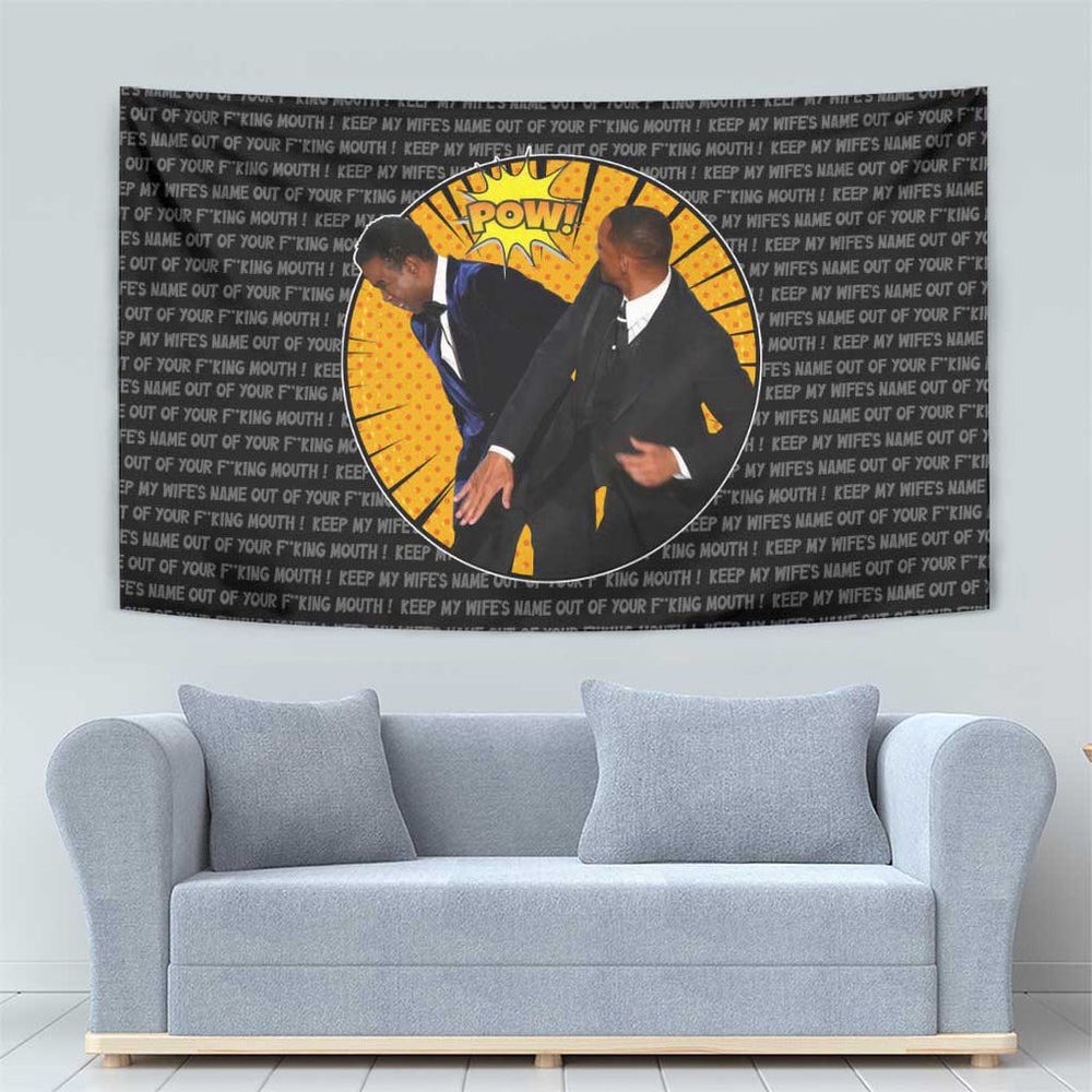 Will Smith Slaps Chris Rock Meme Tumbler With Handle Funny Meme Art Style TS04 Will Smith Slaps Chris Rock Meme Tumbler With Handle Funny Meme Art Style TS04