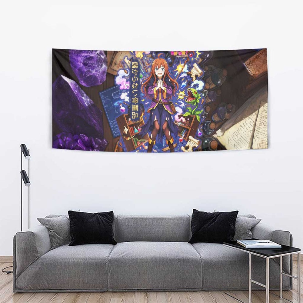 Wiz Magic Shop Tapestry Alchemical Fantasy Blueprint Style TS04 Wiz Magic Shop Tapestry Alchemical Fantasy Blueprint Style TS04
