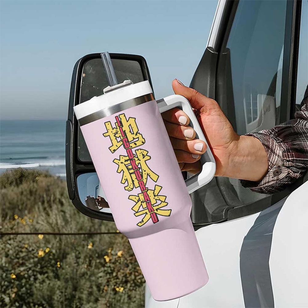 Yamada Asaemon Sagiri Hells Paradise Tumbler With Handle Japan Anime Style TS04 Yamada Asaemon Sagiri Hells Paradise Tumbler With Handle Japan Anime Style TS04