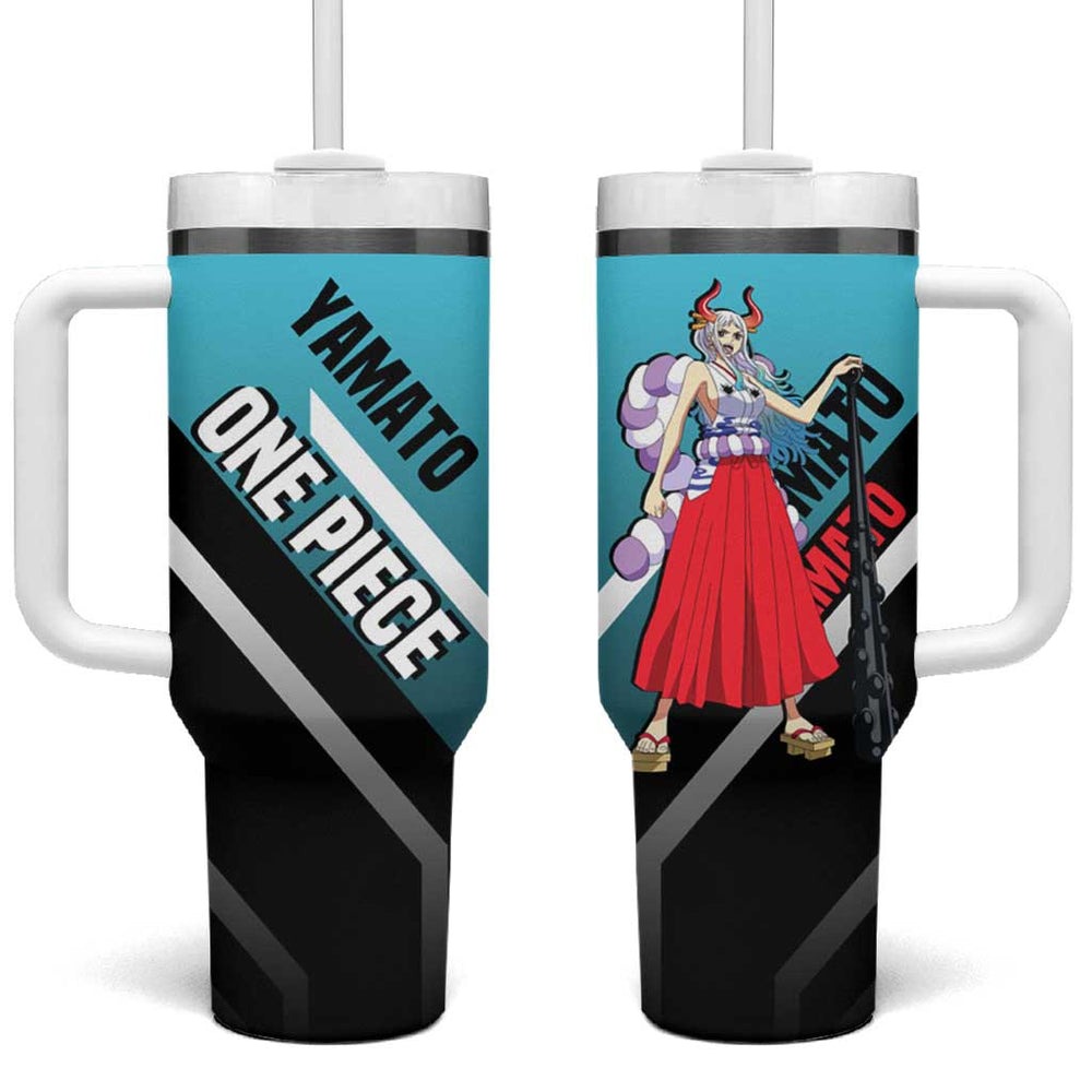 Yamato - One Piece Tumbler With Handle Anime Mix Manga Style TS04 Yamato - One Piece Tumbler With Handle Anime Mix Manga Style TS04