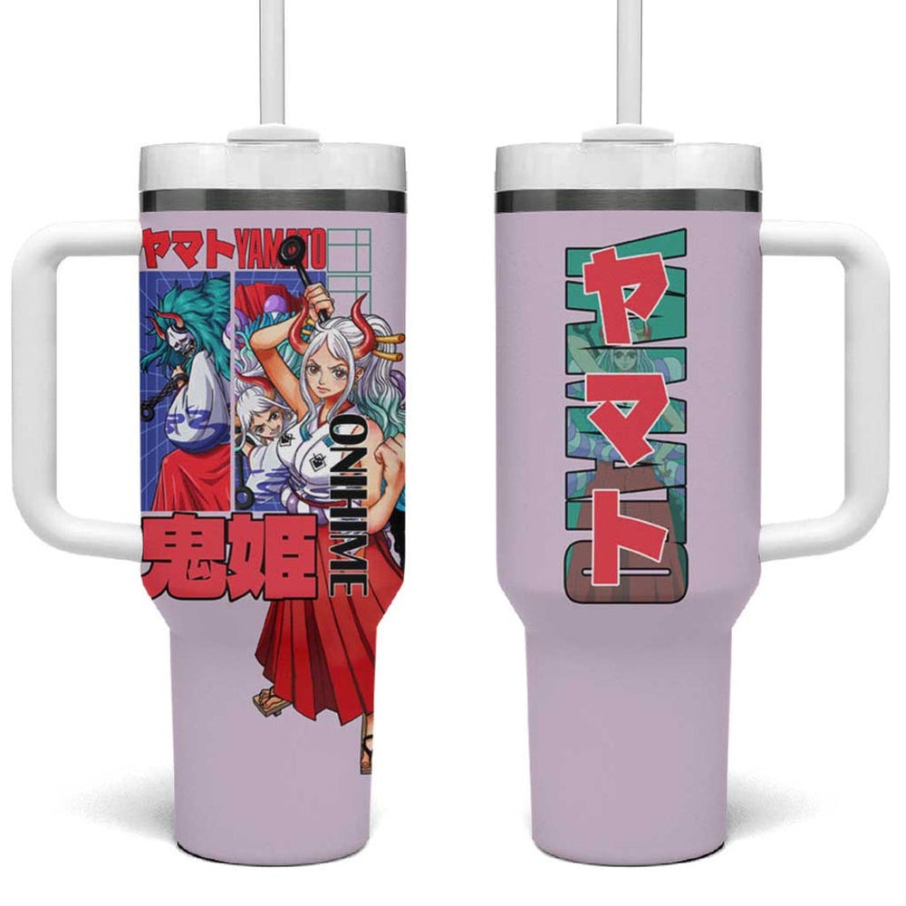 Yamato V2 One Piece Tumbler With Handle Anime Style TS04 Yamato V2 One Piece Tumbler With Handle Anime Style TS04