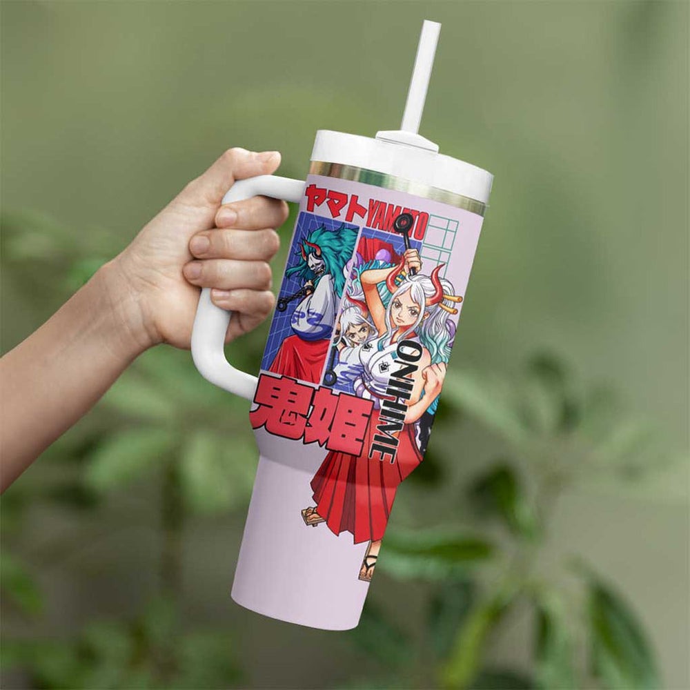Yamato V2 One Piece Tumbler With Handle Anime Style TS04 Yamato V2 One Piece Tumbler With Handle Anime Style TS04
