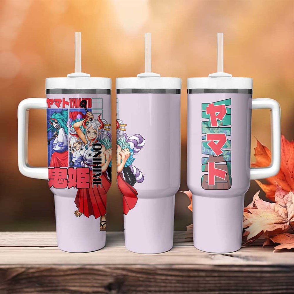 Yamato V2 One Piece Tumbler With Handle Anime Style TS04 Yamato V2 One Piece Tumbler With Handle Anime Style TS04