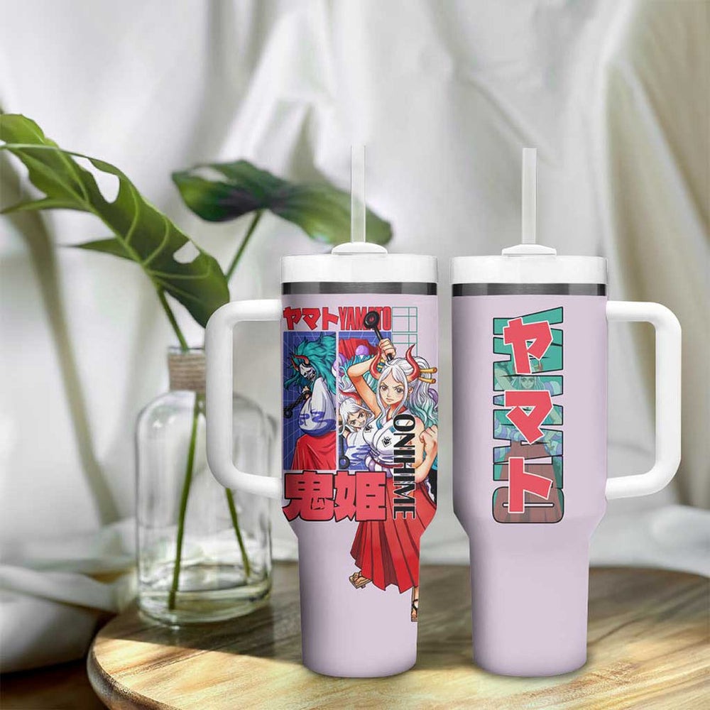 Yamato V2 One Piece Tumbler With Handle Anime Style TS04 Yamato V2 One Piece Tumbler With Handle Anime Style TS04