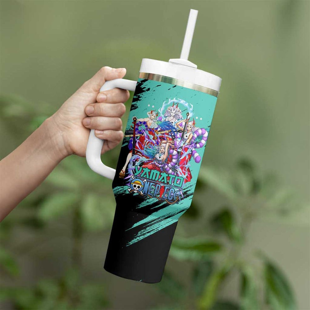 Yamato V3 One Piece Tumbler With Handle Abtract Style TS04 Yamato V3 One Piece Tumbler With Handle Abtract Style TS04