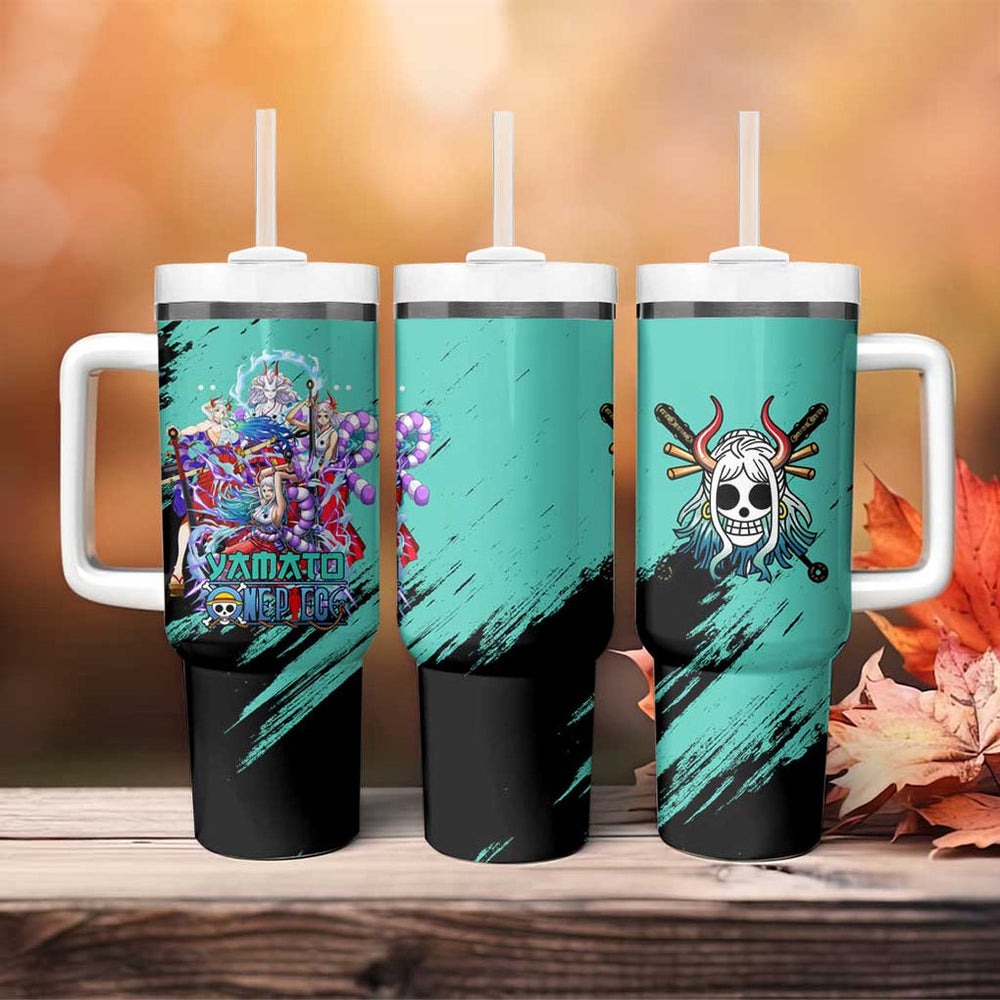 Yamato V3 One Piece Tumbler With Handle Abtract Style TS04 Yamato V3 One Piece Tumbler With Handle Abtract Style TS04