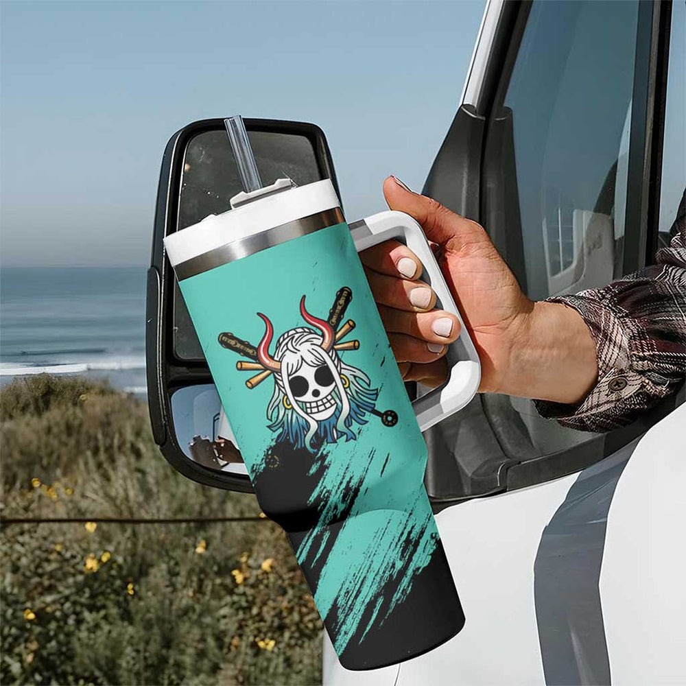 Yamato V3 One Piece Tumbler With Handle Abtract Style TS04 Yamato V3 One Piece Tumbler With Handle Abtract Style TS04