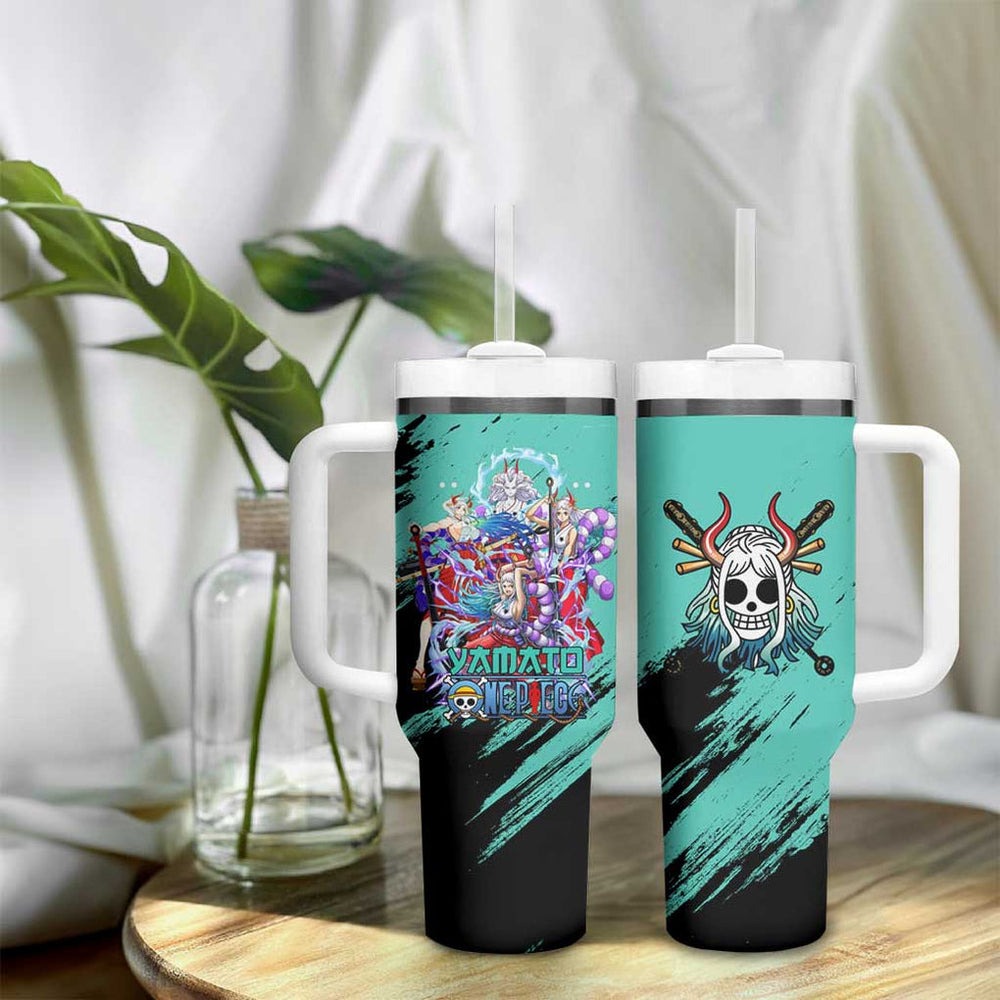 Yamato V3 One Piece Tumbler With Handle Abtract Style TS04 Yamato V3 One Piece Tumbler With Handle Abtract Style TS04