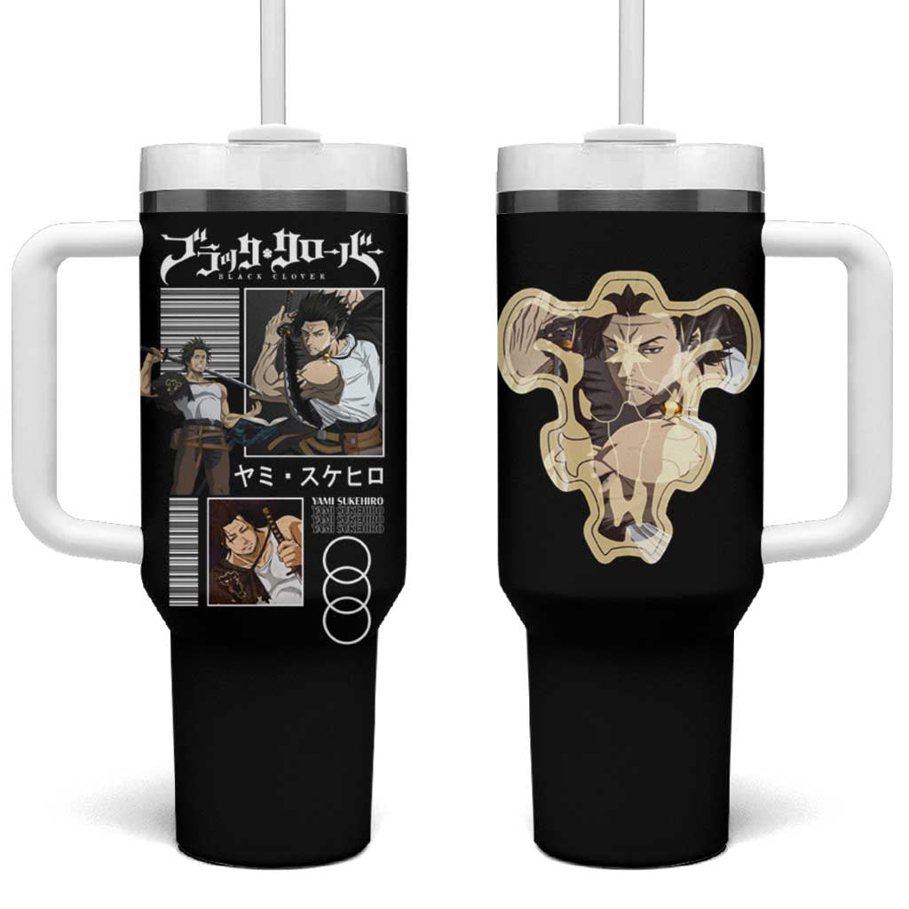Yami Sukehiro - Black Clover Tumbler With Handle Anime Style TS04
