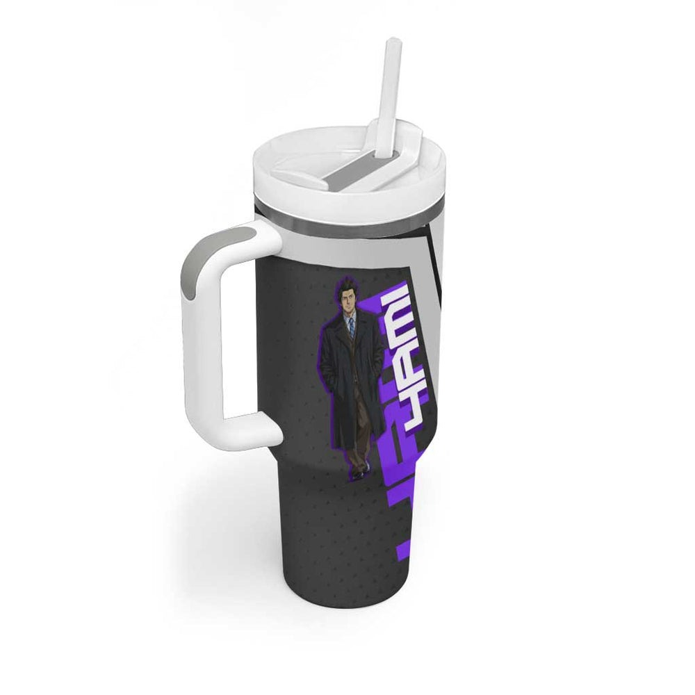 Yami Sukehiro Tumbler With Handle Dark Anime Graphic Style TS04 Yami Sukehiro Tumbler With Handle Dark Anime Graphic Style TS04