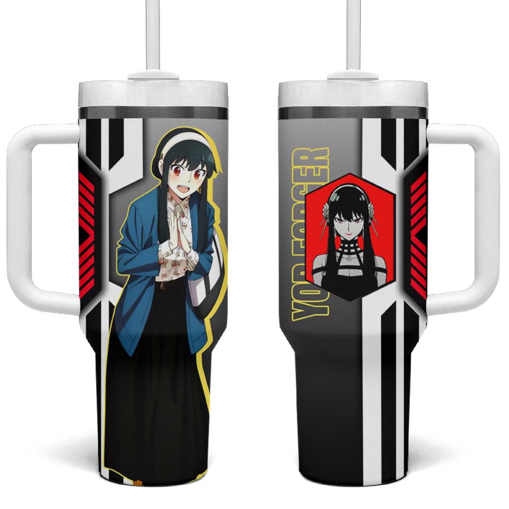 Yor Forger from Spy x Family Tumbler With Handle with Cool Posing and Character Design TS04
