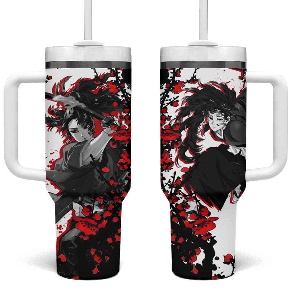 Yoriichi Tsugikuni - Demon Slayer Tumbler With Handle Anime Japan Style TS04