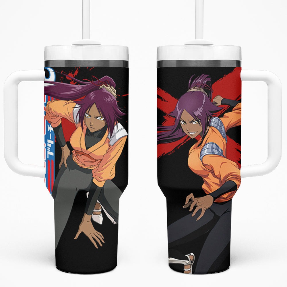 Yoruichi Shihoin Tumbler With Handle Bleach TS04