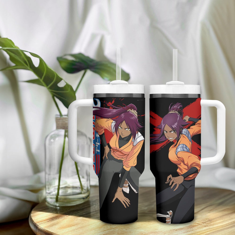 Yoruichi Shihoin Tumbler With Handle Bleach TS04