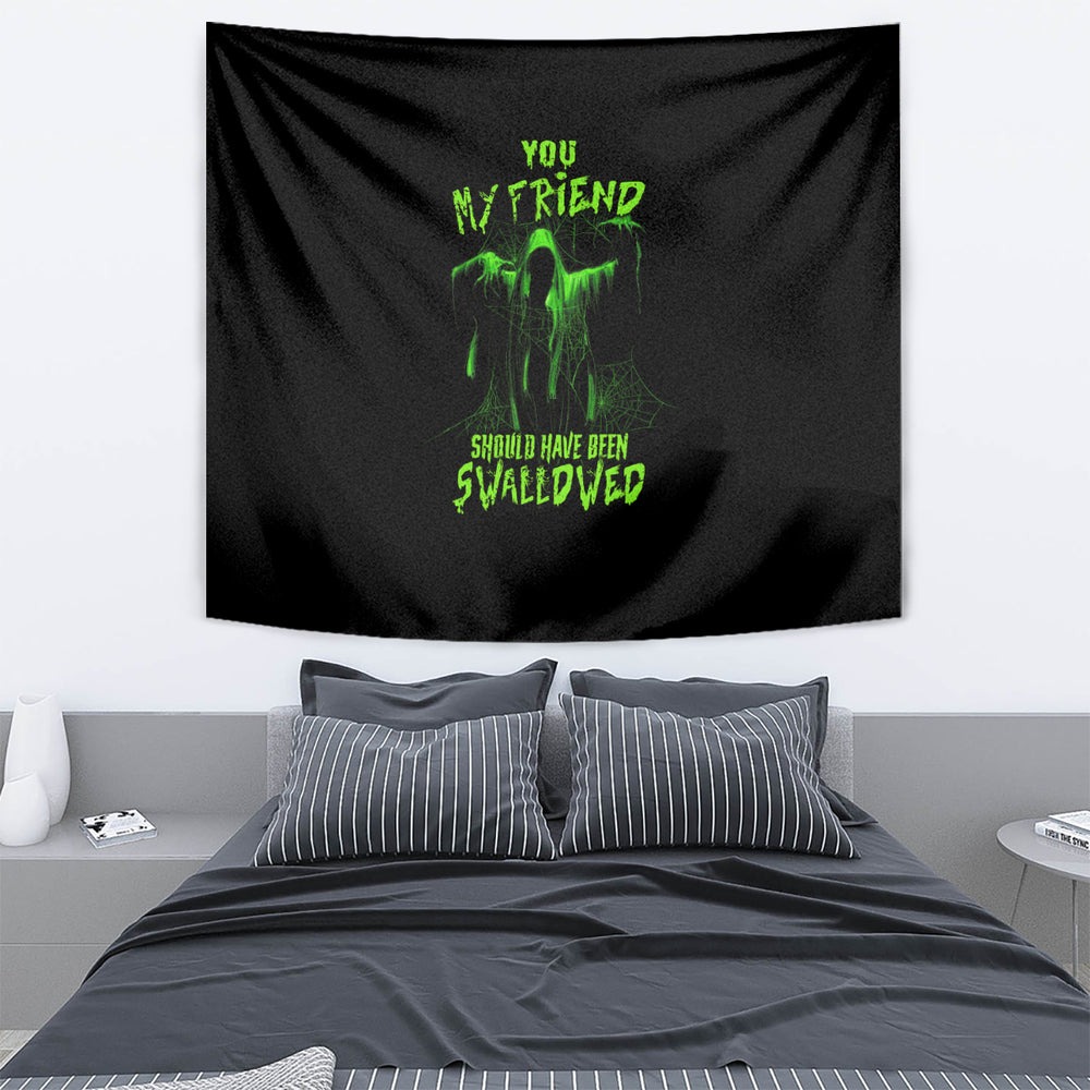You My Friend Should Have Been Swallowed Halloween Tumbler With Handle TS04 You My Friend Should Have Been Swallowed Halloween Tumbler With Handle TS04